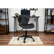 Кресло на колесах велюр черное комплект 4шт Bonro B-531