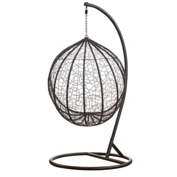 Підвісне крісло-гойдалка кокон Bonro 329 M (чорно-сіре)