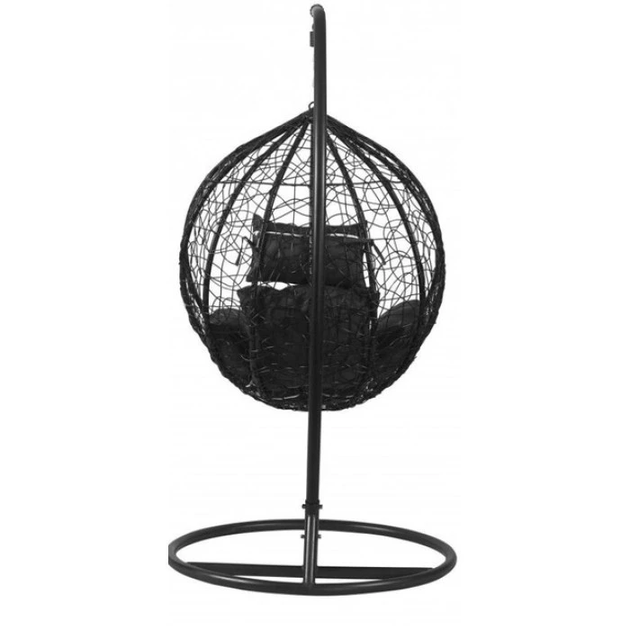 Підвісне крісло-гойдалка кокон Bonro 329 M (чорно-сіре)