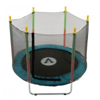 Батут манеж детский с сеткой Atleto 140 см синий KRB10