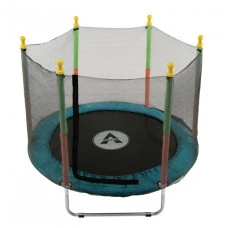 Батут манеж детский с сеткой Atleto 140 см синий KRB10