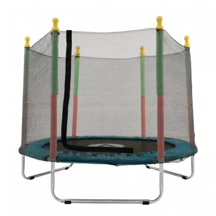 Батут манеж детский с сеткой Atleto 140 см синий KRB10