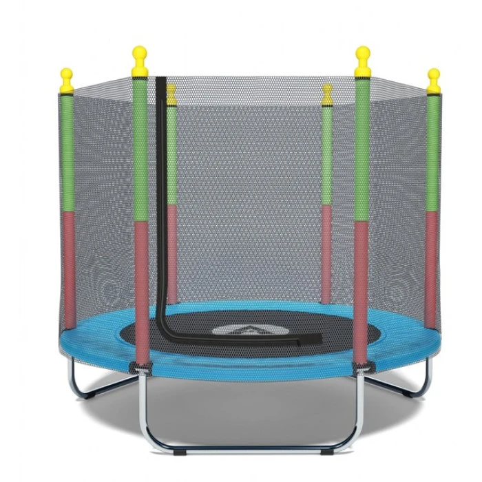 Батут манеж детский с сеткой Atleto 140 см синий KRB10