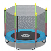 Батут манеж детский с сеткой Atleto 140 см синий KRB10