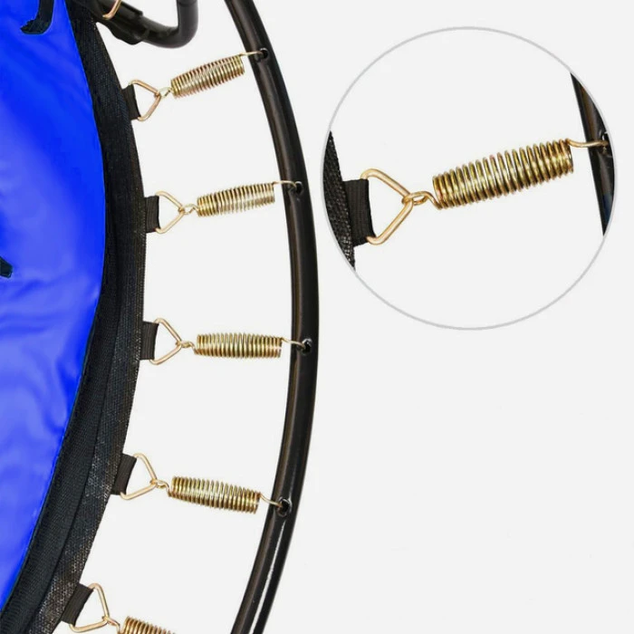 Батут манеж детский с сеткой Atleto 140 см синий KRB10