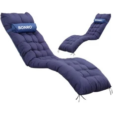 Подушка матрац для шезлонга 155х55х5 Bonro B-02 синя