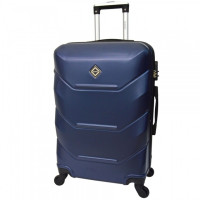 Чемодан комплект пластиковый 2 шт средний большой Bonro 2019 темно-синий
