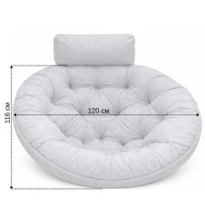 Подушка для кресла кокона Bonro B-331 светло-серая