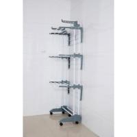 Многоярусная сушилка органайзер для одежды серая Bonro B88