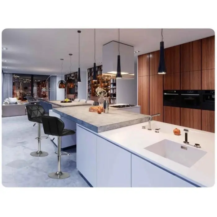 Барный стул со спинкой Bonro BN-087 черный