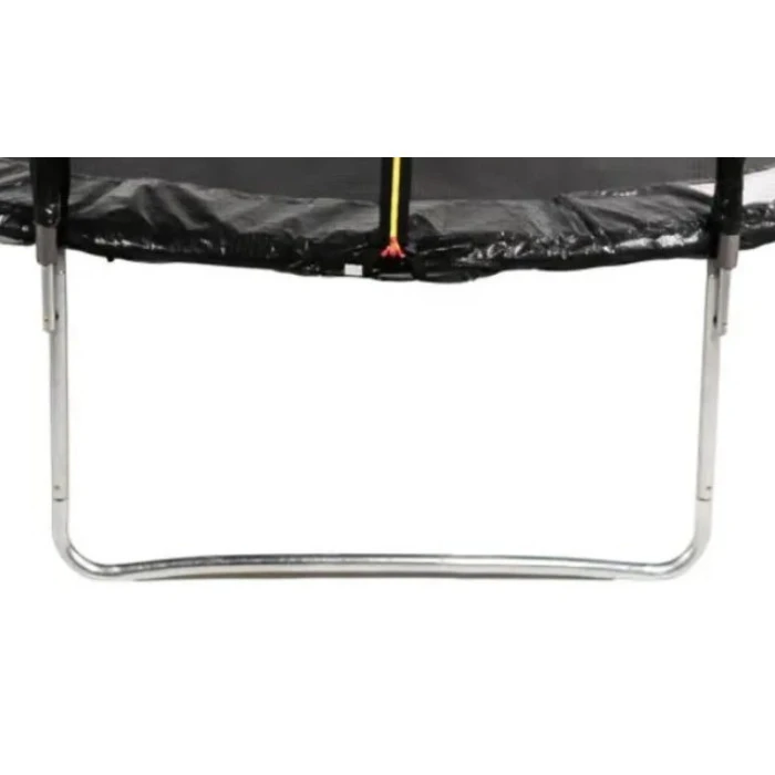 Батут дитячий з сіткою та драбинкою 374 см Atleto чорний