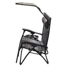 Шезлонги комплект 2шт Bonro SP-167A серый с крышкой