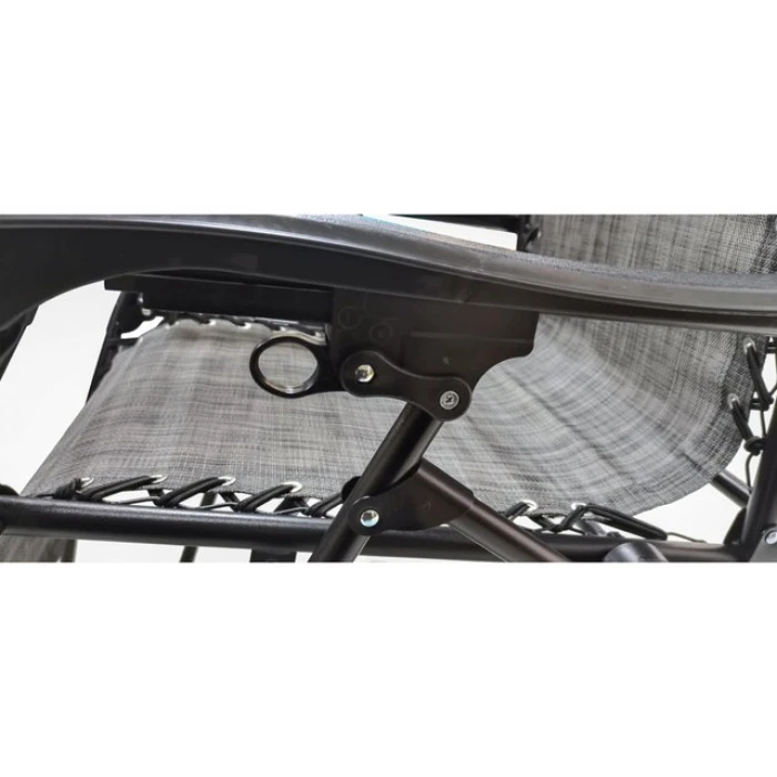 Шезлонги комплект 2шт Bonro SP-167A сірий з дашком