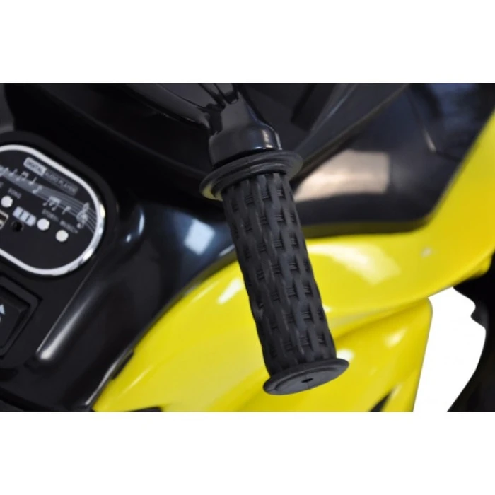 Дитячий електромотоцикл трицикл Spoko SP-610 жовтий