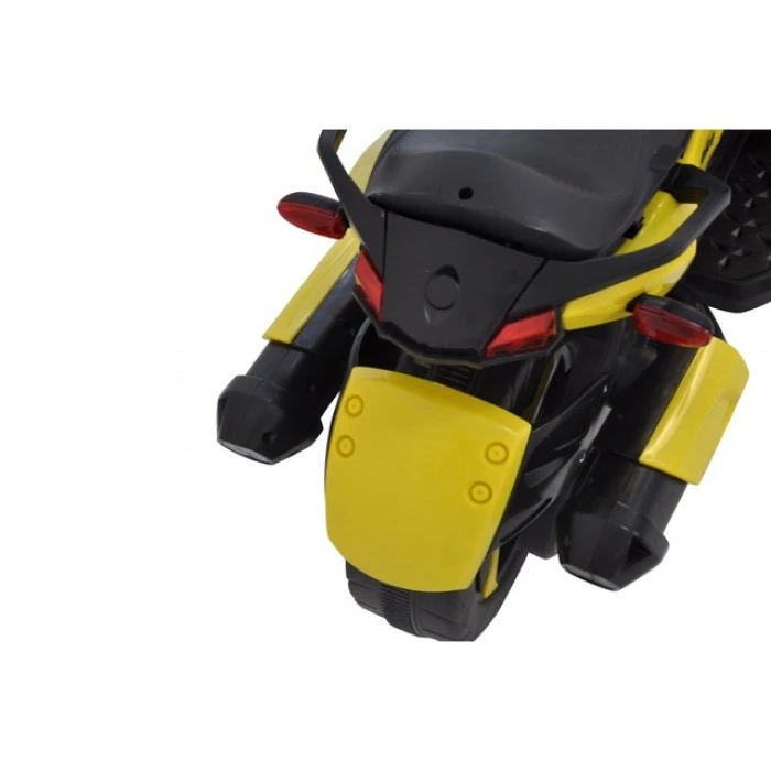 Дитячий електромотоцикл трицикл Spoko SP-610 жовтий