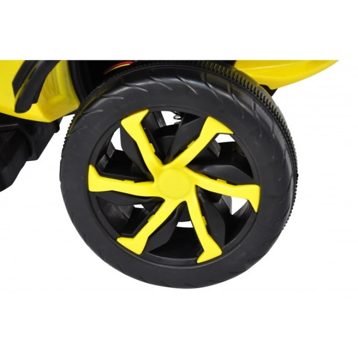 Дитячий електромотоцикл трицикл Spoko SP-610 жовтий