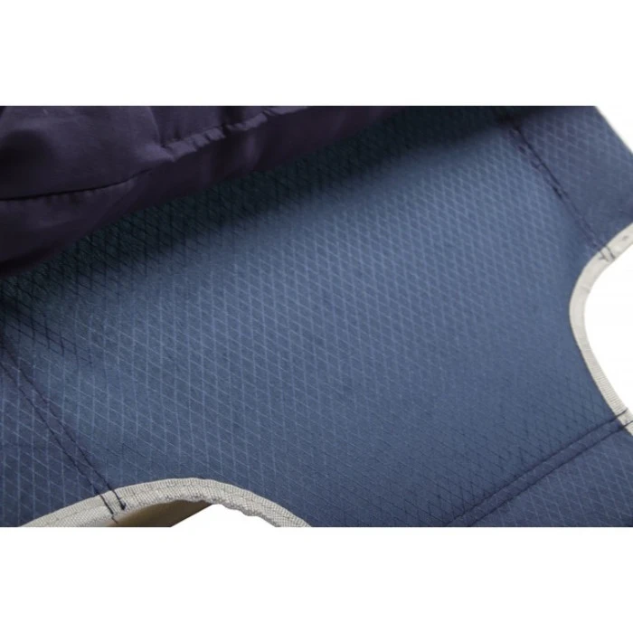 Шезлонг крісло садовий, туристичний Bonro B-02 синій + подушка