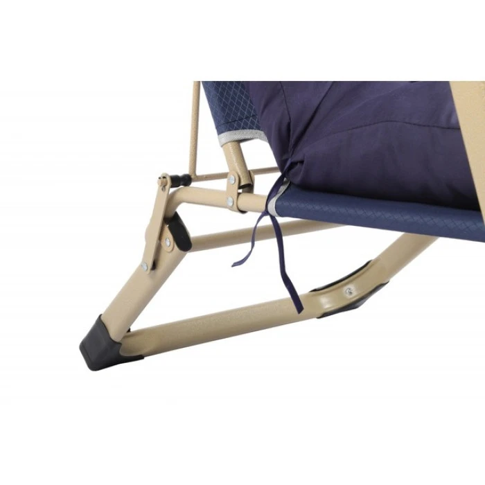 Шезлонг крісло садовий, туристичний Bonro B-02 синій + подушка