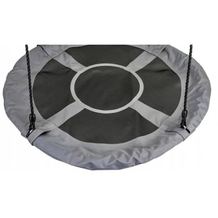 Гойдалка-гніздо підвісна кругла 100 см Spoko SP-001 сіра