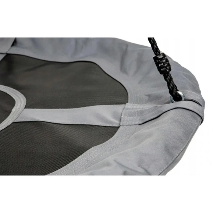 Гойдалка-гніздо підвісна кругла 100 см Spoko SP-001 сіра