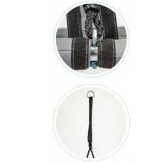 Гойдалка-гніздо підвісна кругла 100 см Spoko SP-001 сіра