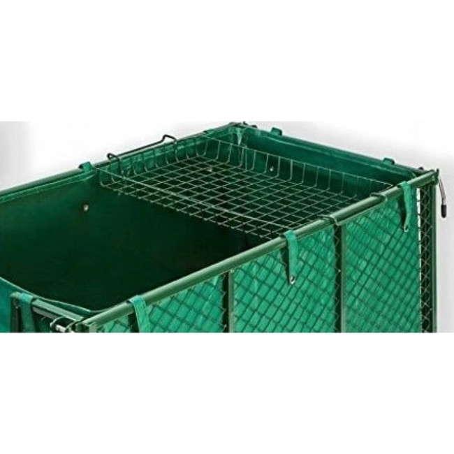 Садовая тележка тачка самосвал 4-колесный 200 л Siker TC1841 (350 кг) зеленый