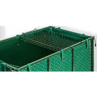 Садовая тележка тачка самосвал 4-колесный 200 л Siker TC1841 (350 кг) зеленый