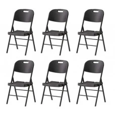 Крісло розкладне туристичне Bonro BS-53 чорне комплект (6 шт)