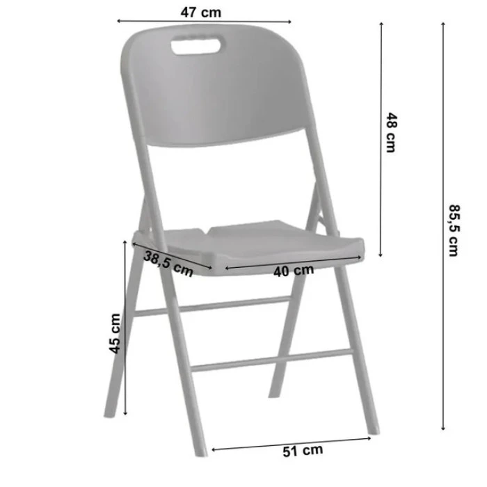 Крісло розкладне туристичне Bonro BS-53 чорне комплект (6 шт)