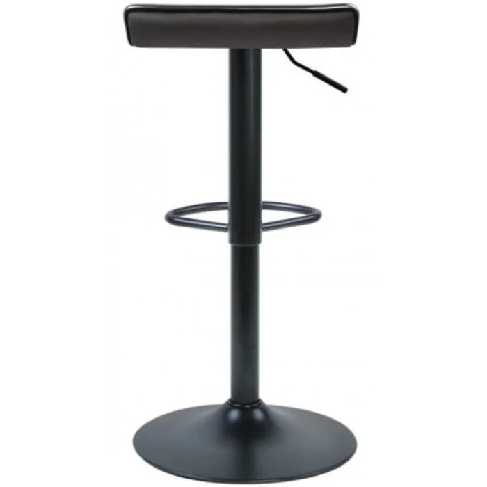 Барний стілець Bonro B-004 велюр сіре з чорною основою