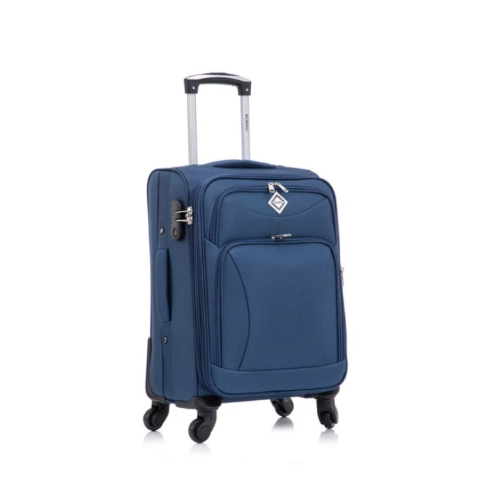 Валіза Bonro Tourist 4 колеса (невелика) синя