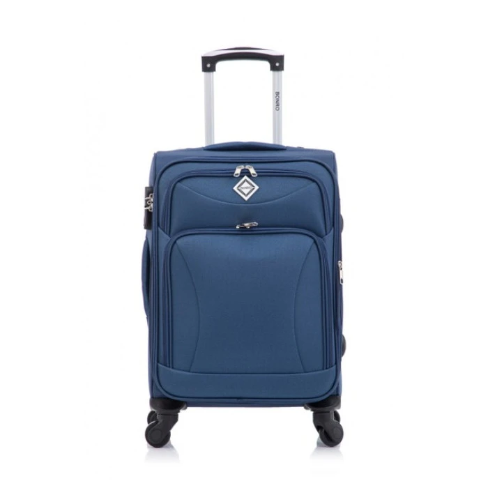 Валіза Bonro Tourist 4 колеса (невелика) синя