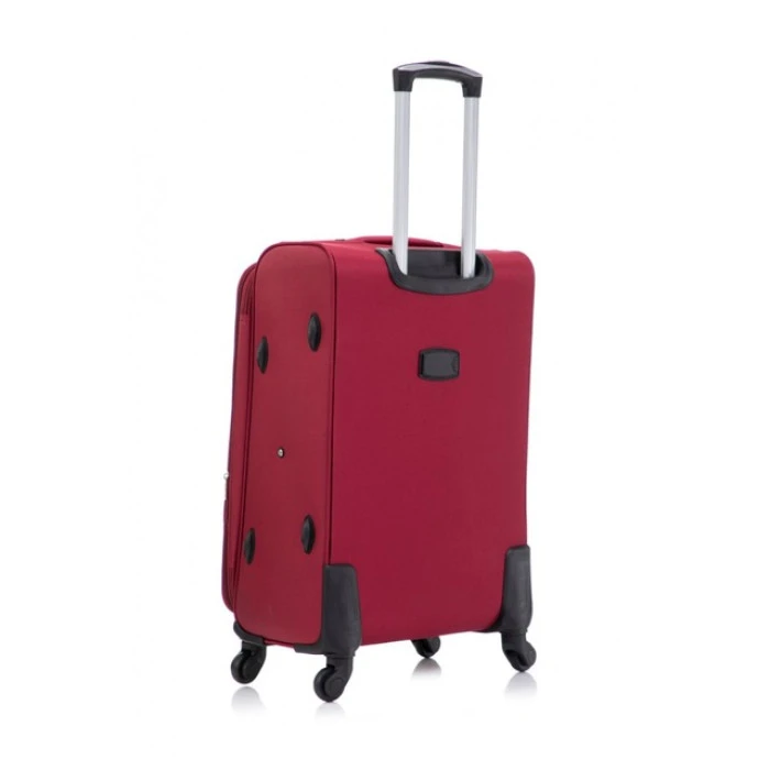 Валіза Bonro Tourist 4 колеса (середня) вишнева