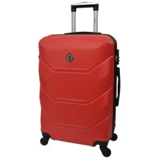 Валіза комплект пластикова 2 шт середня велика Bonro 2019 червоний