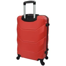 Валіза комплект пластикова 2 шт середня велика Bonro 2019 червоний