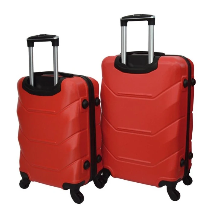 Чемодан комплект пластиковый 2 шт средний большой Bonro 2019 красный