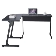 Геймерський ігровий комп'ютерний стіл з підсвіткою 15 мм Bonro B-09 чорний RGB LED