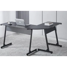 Геймерський ігровий комп'ютерний стіл з підсвіткою 15 мм Bonro B-09 чорний RGB LED