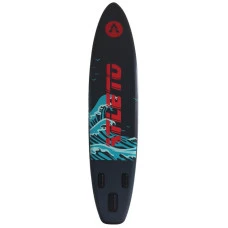 SUP-дошка надувна для плавання Atleto 350 см сіра + сидіння