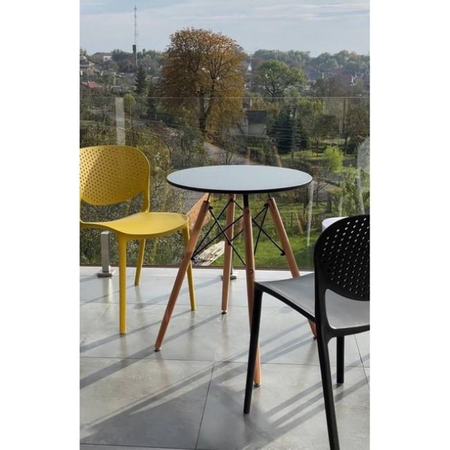 Стол обеденный круглый Bonro В-957-600 Черный