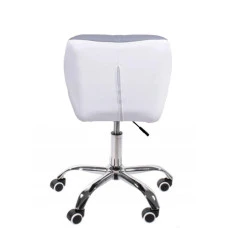 Крісло на колесах сіре+біле Bonro B- 531