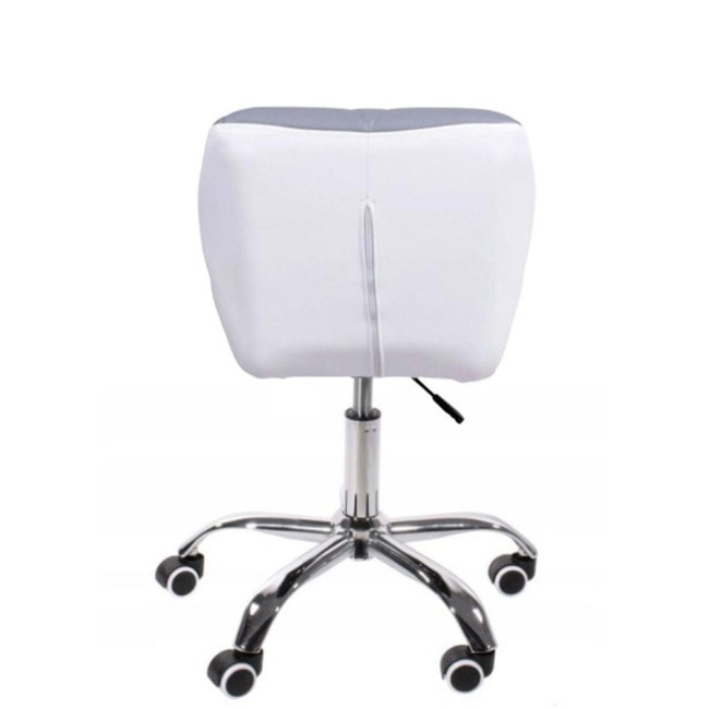 Кресло на колесах серое+белое Bonro B-531