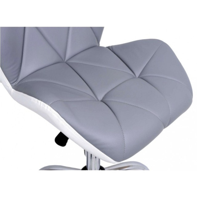 Кресло на колесах серое+белое Bonro B-531