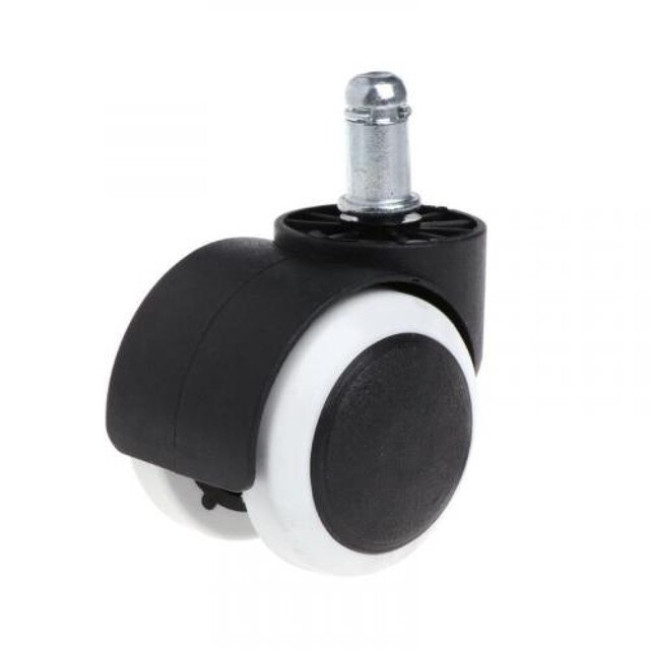 Кресло табурет на колесах без спинки круглое Bonro B-496 черное