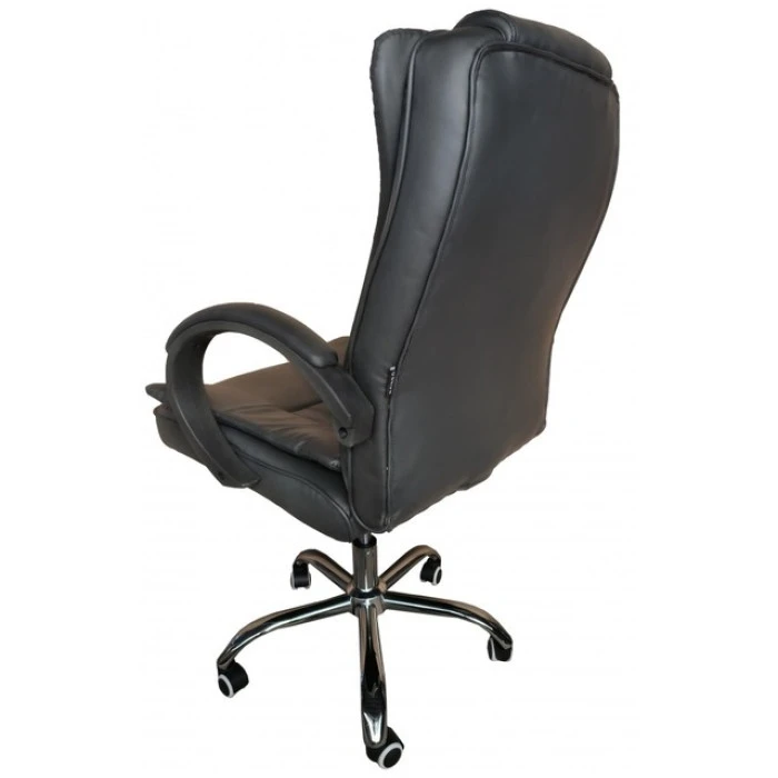 Крісло офісне на колесах Bonro B-607 чорне