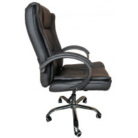 Крісло офісне на колесах Bonro B-607 чорне