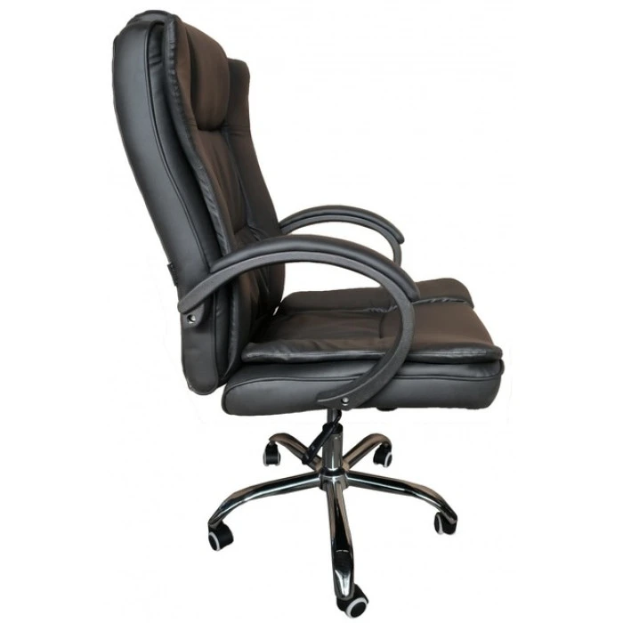 Крісло офісне на колесах Bonro B-607 чорне