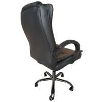 Крісло офісне на колесах Bonro B-607 чорне