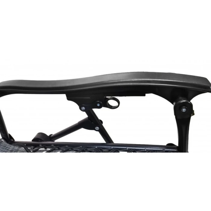 Шезлонг лежак Bonro SP-167A серый с крышкой