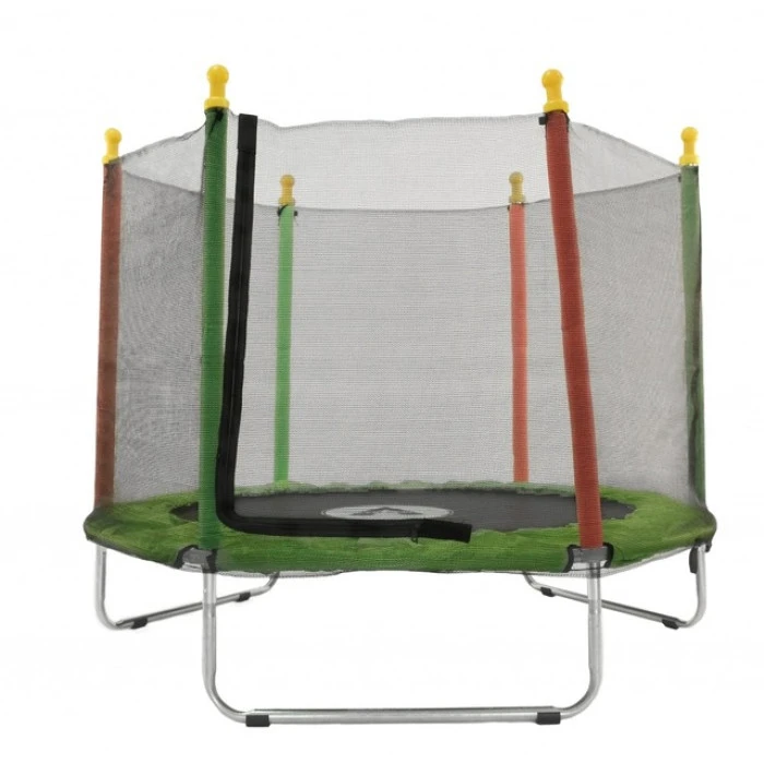 Батут манеж дитячий з сіткою Atleto 140 см зелений KRB10